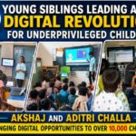 Young Siblings Leading a Digital Revolution for Underprivileged Children